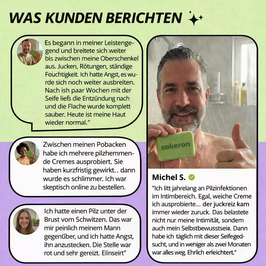 Sakeron™ - Antifungale Reinigungsseife