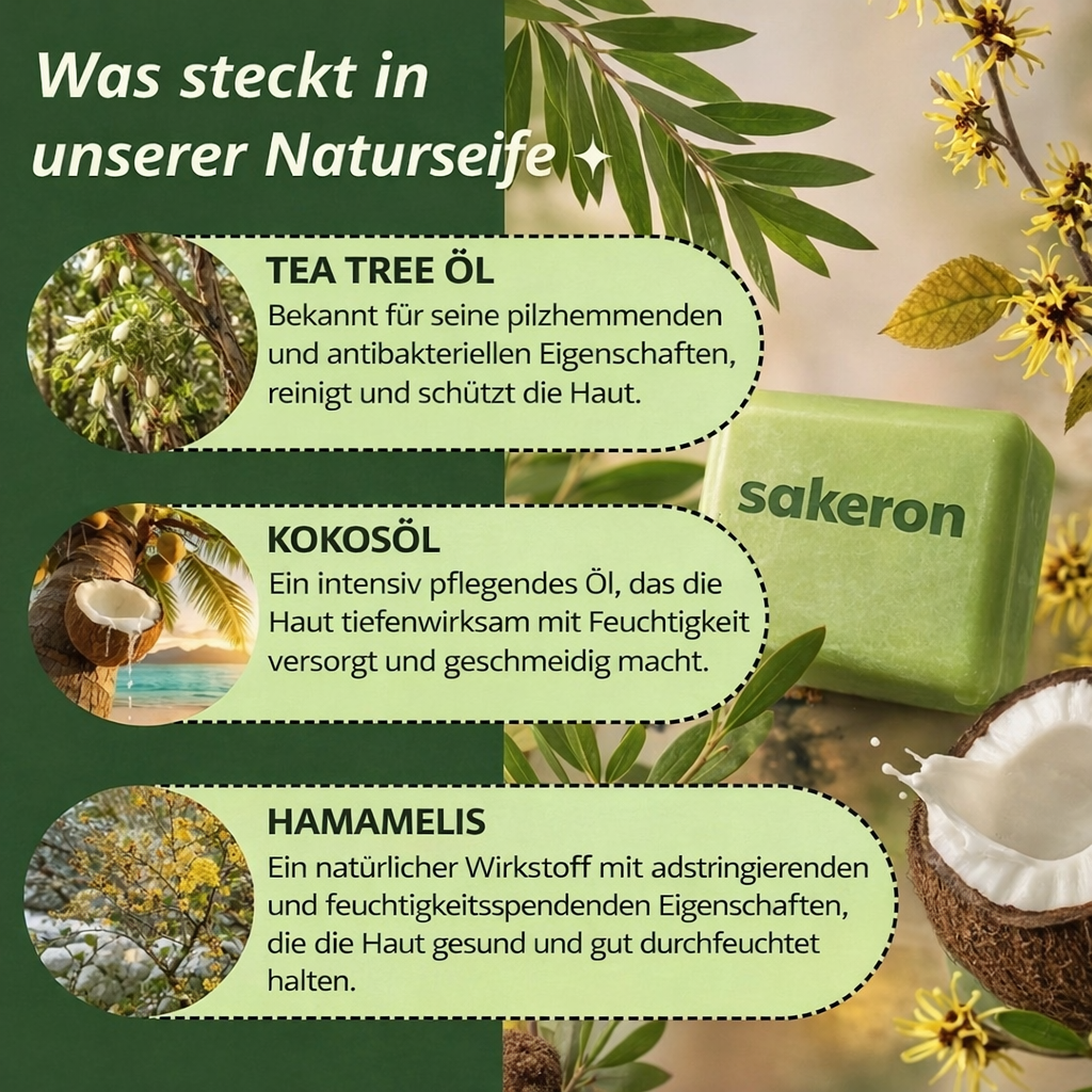 Sakeron™ - Antifungale Reinigungsseife